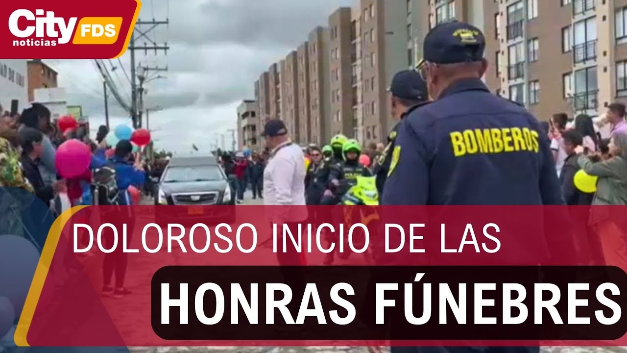 Cajicá se unió en emotiva caravana para despedir a Valeria Afanador | CityTv