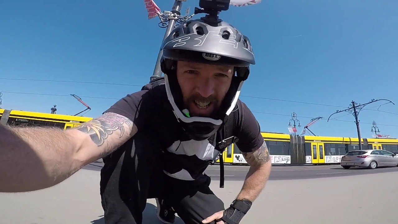 Electric Unicycle In Budapest - Inmotion V8