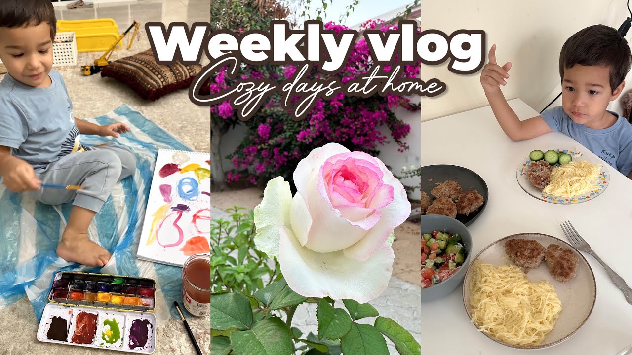 Slow Cozy Days at Home | Toddler Playtime | Life in Abu Dhabi