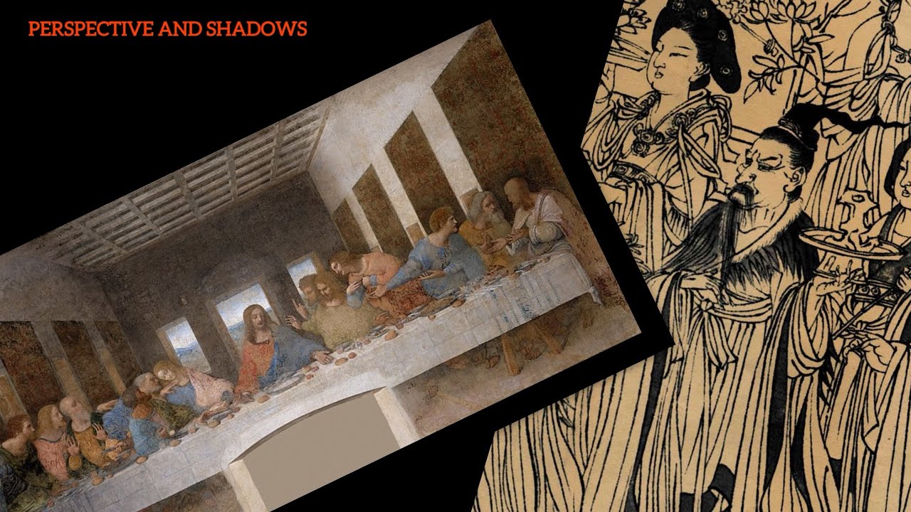 The Chinese DISREGARDED Perspective And Shadows, In Contrast To Western Artists. 