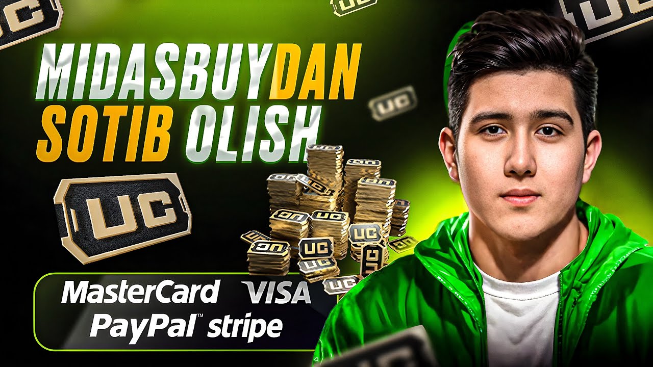 🔥MIDASBUY orqali UC olish &mdash; ENG OSON YO&lsquo;L!