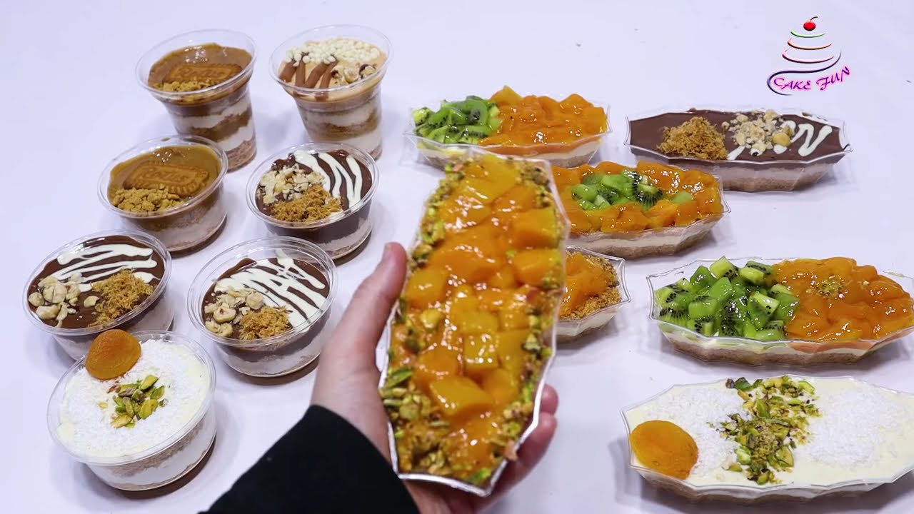 طريقة الكنافة بالمانجة والكريمة والنوتيلا واللوتس والكارميل بمقادير وأسرار شغلي 👌