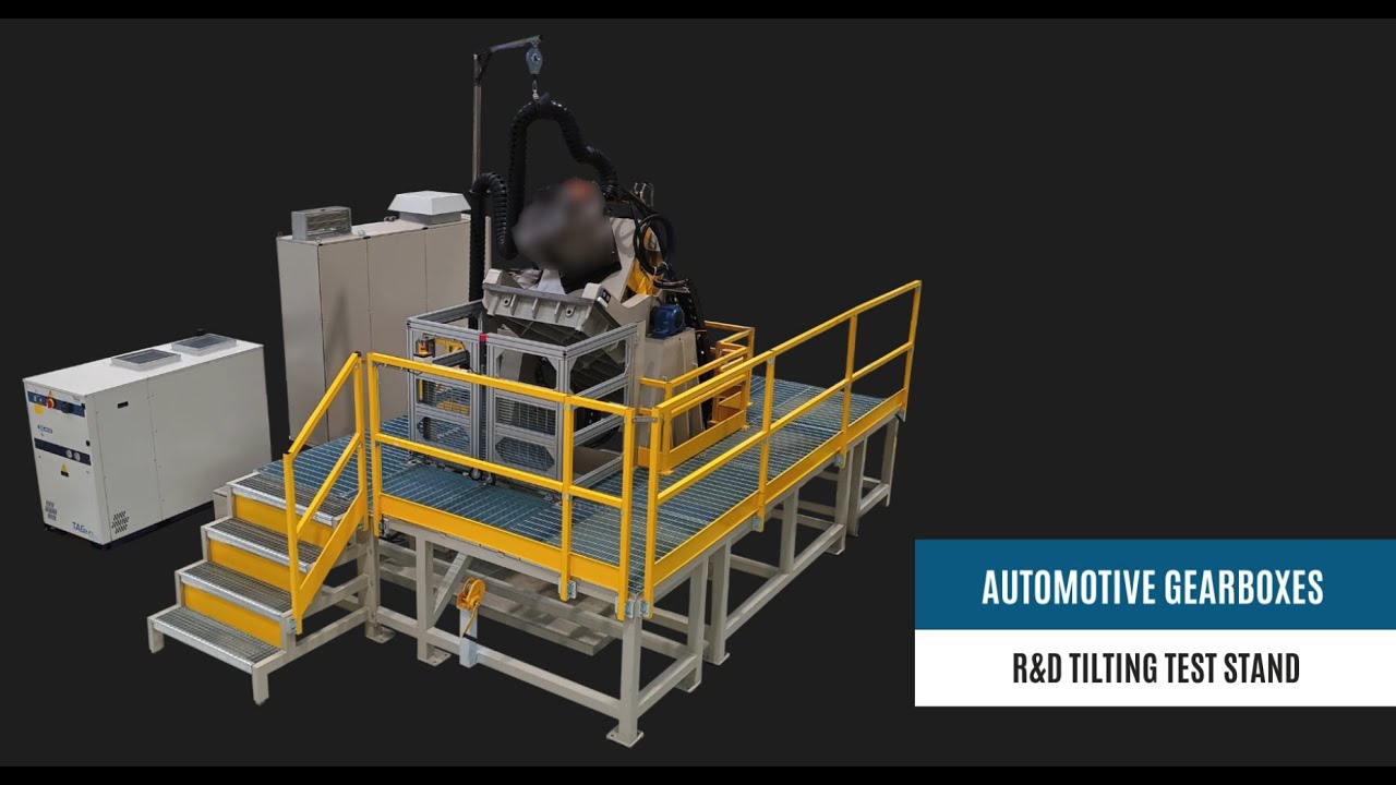 Automotive Gearboxes R&D Tilting test stand