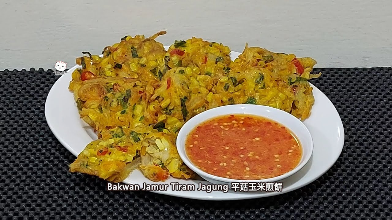 Bakwan Jamur Tiram Jagung 平菇玉米煎餅