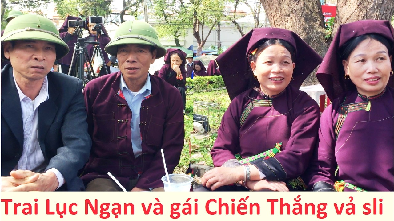 .Trai Lục Ngạn và gái Chiến Thắng hát sli hội Kỳ Lừa  #1  #hatslilangson