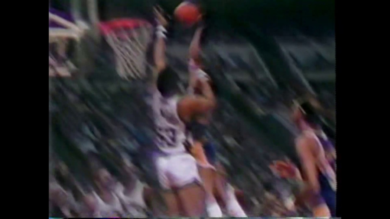 Artis Gilmore Blocks Byron Scott's Dunk Attempt