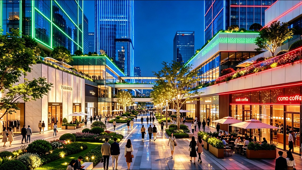 This is Shenzhen's largest shopping mall and one  the world's most fashionable places to take photos
