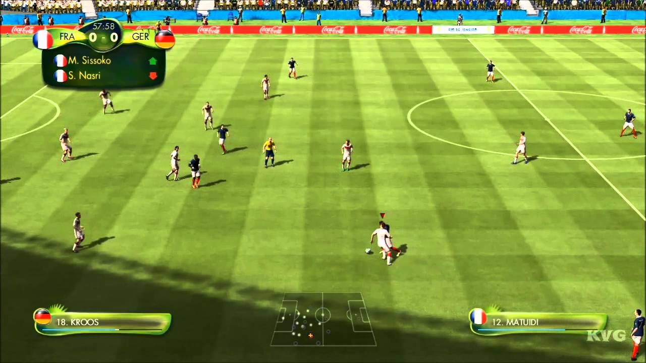 2014 FIFA World Cup Brazil - France vs Germany Gameplay [HD]