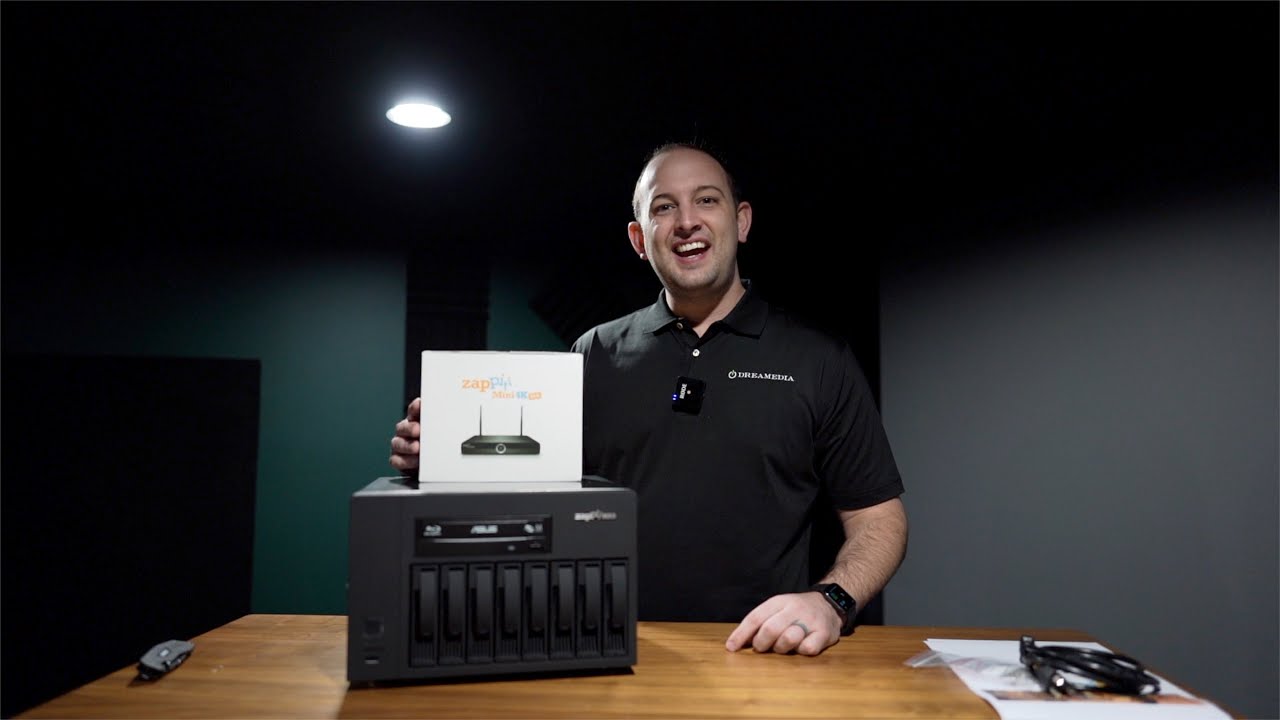 Zappiti NAS Copy/ Rip 4K UHD Disks Made easy! Quick unboxing