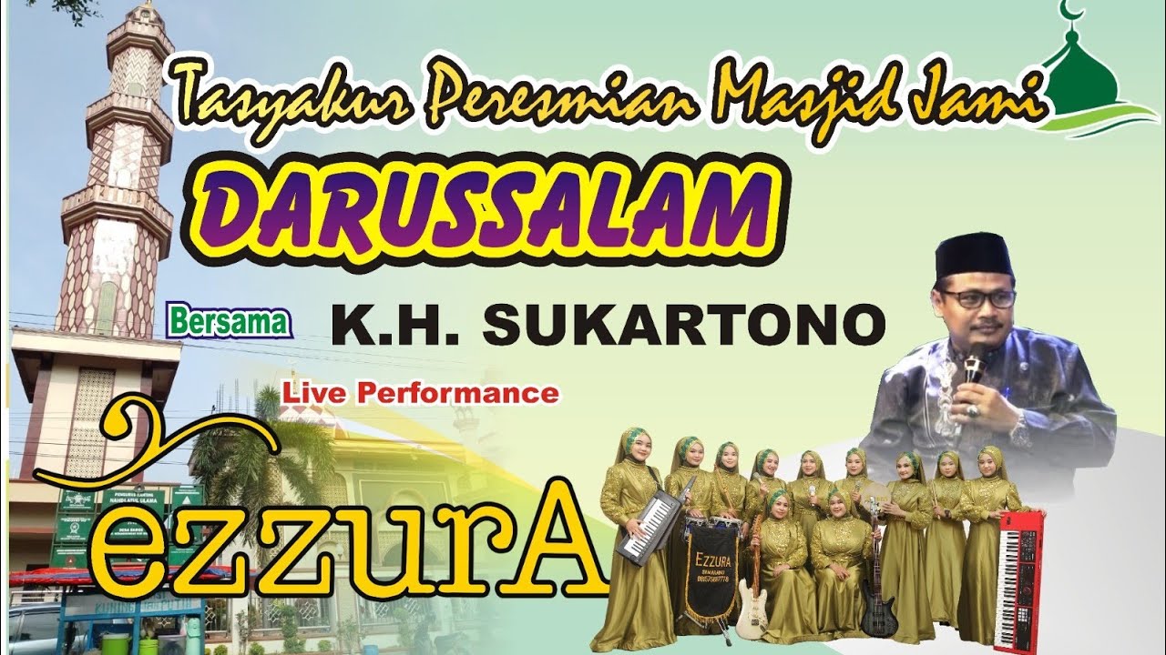 PERESMIAN MASJID DARUSSALAM DESA BAROS BERSAMA NASIDA RIA(EZZURA)