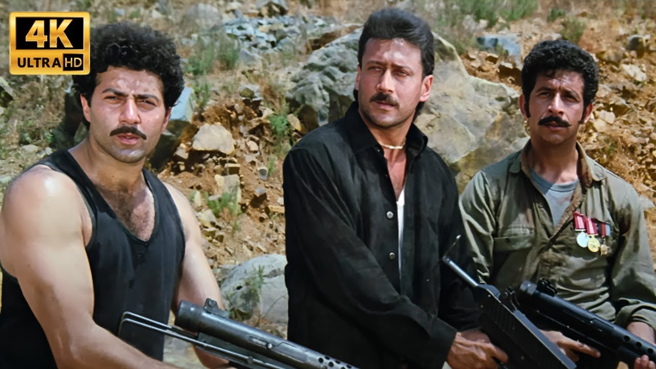 सनी देओल, नसीरुद्दीन शाह और जैकी श्रॉफ का धमाकेदार एक्शन - Tridev Movie - Sunny Deol - Action Scene
