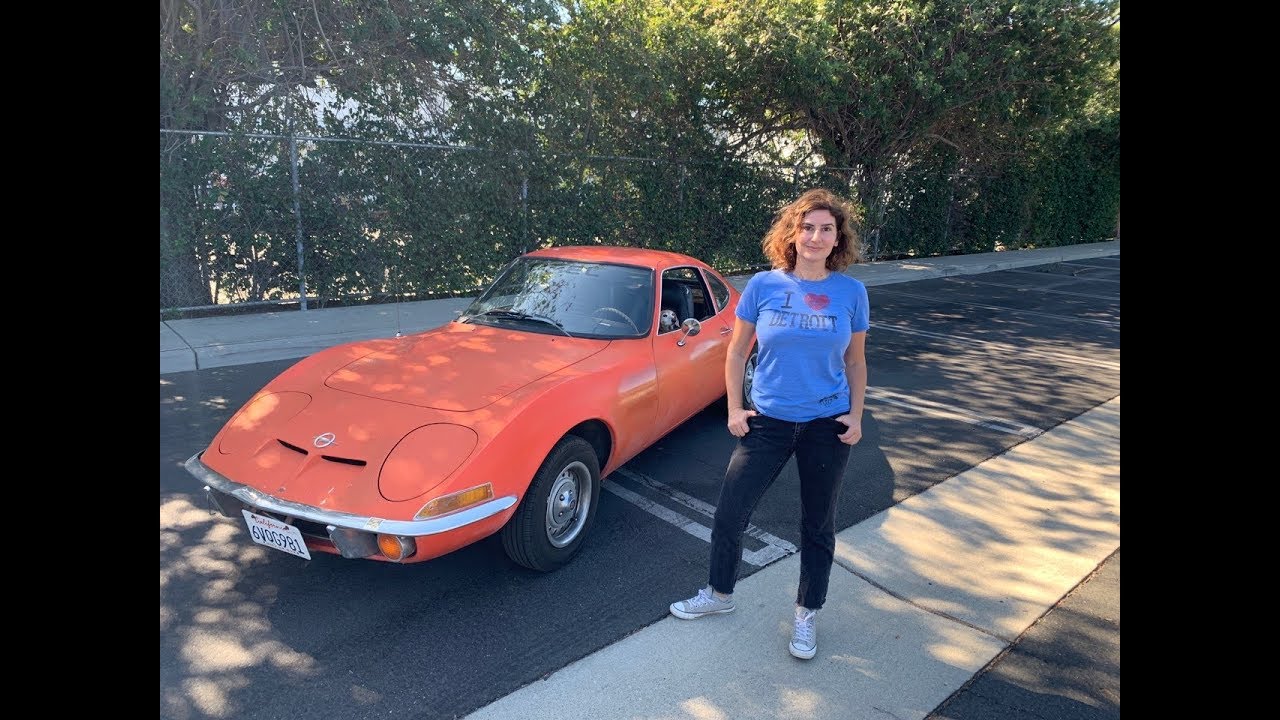 'Round The Block:  Driving a 1971 Opel GT with Elana Scherr and Tom
