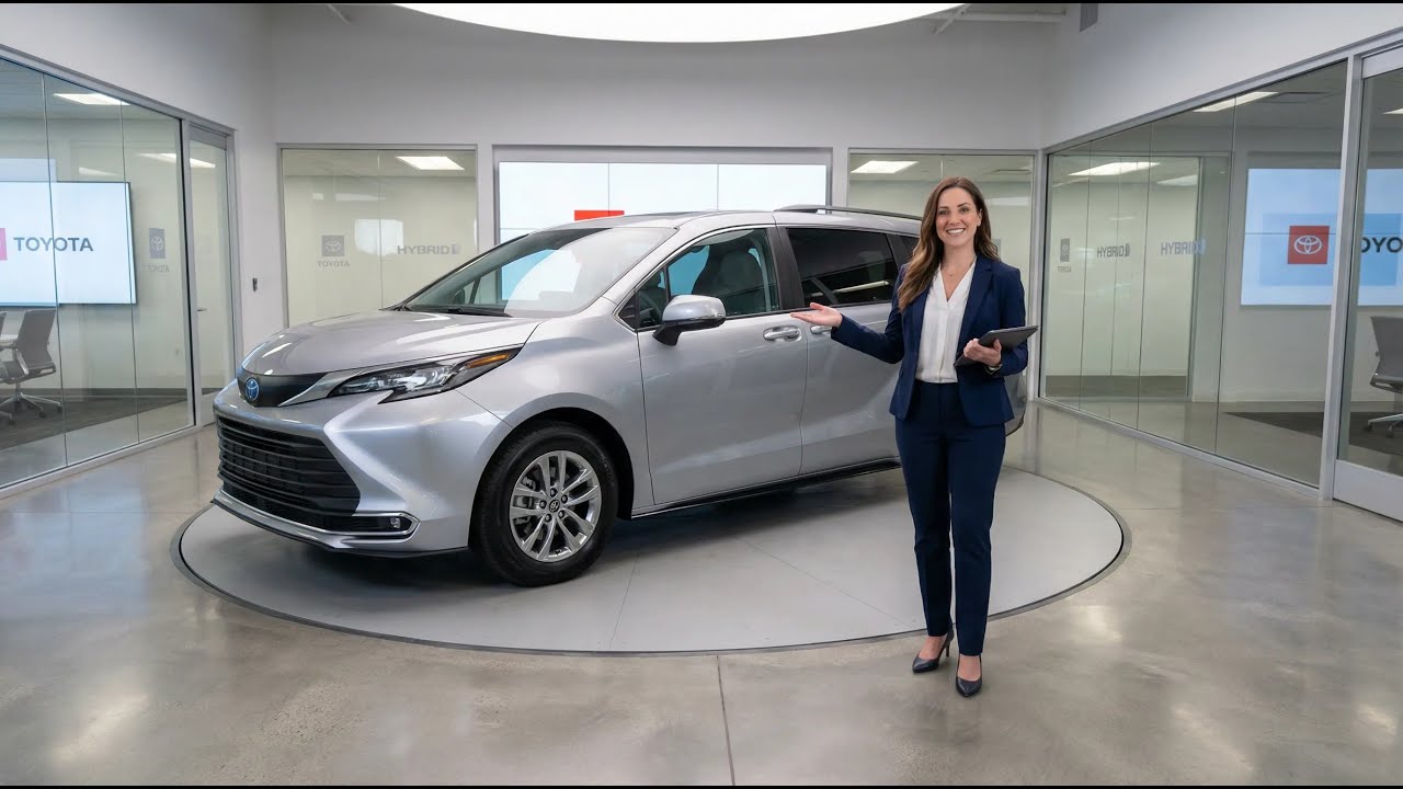 2026 Toyota Sienna Review | Hybrid Minivan with AWD, MPG & Family Features#velozdrive #usa