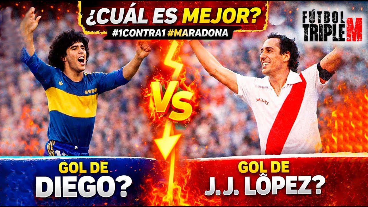 Elegí el MEJOR GOL! ⚽ MARADONA? o J.J. LÓPEZ? 1981 #maradona