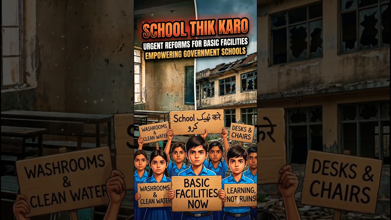 School Thik Karo Abhiyan: Will It Fix Government Schools? Cockroach Janta party | CJP | Cjp protest