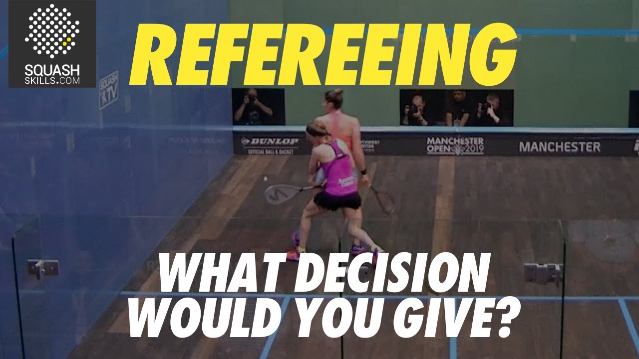 Squash Refereeing: Alison Waters v Joelle King - Stroke