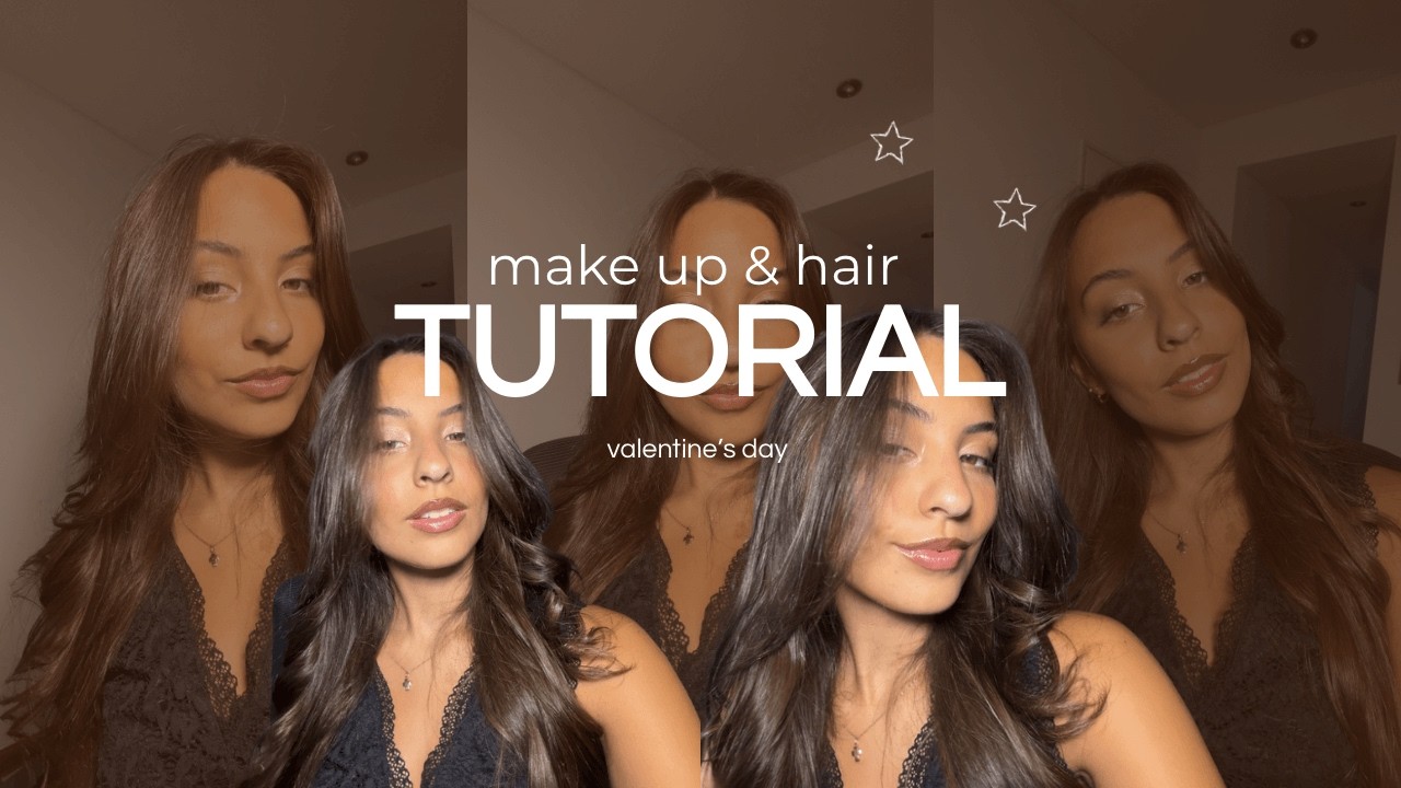 make up & hair tutorial para San Valentin