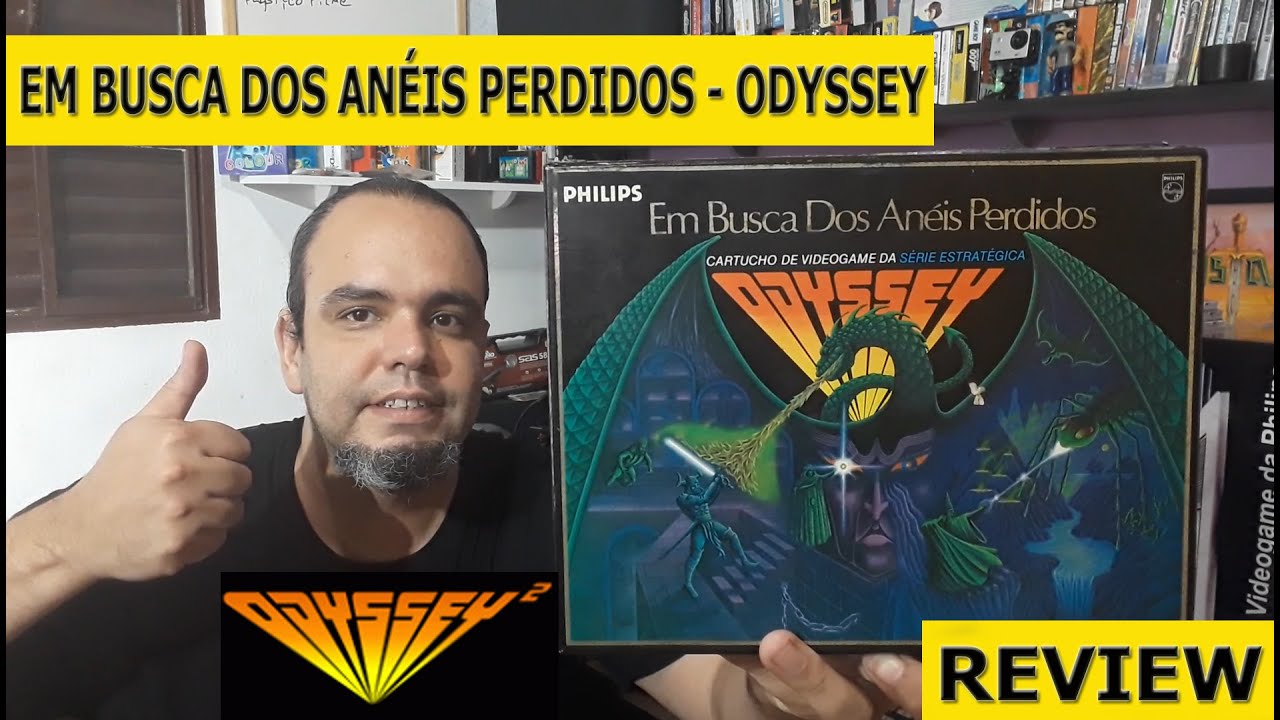 EM BUSCA DOS ANÉIS PERDIDOS - ODYSSEY - Review Completo deste RPG / ADVENTURE com peças de tabuleiro