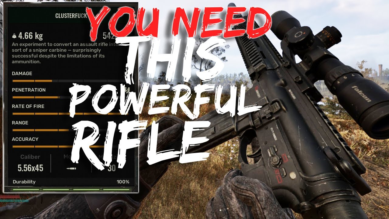 STALKER 2 The Most Powerful Rifle UNIQUE AR 416 (HK416) 