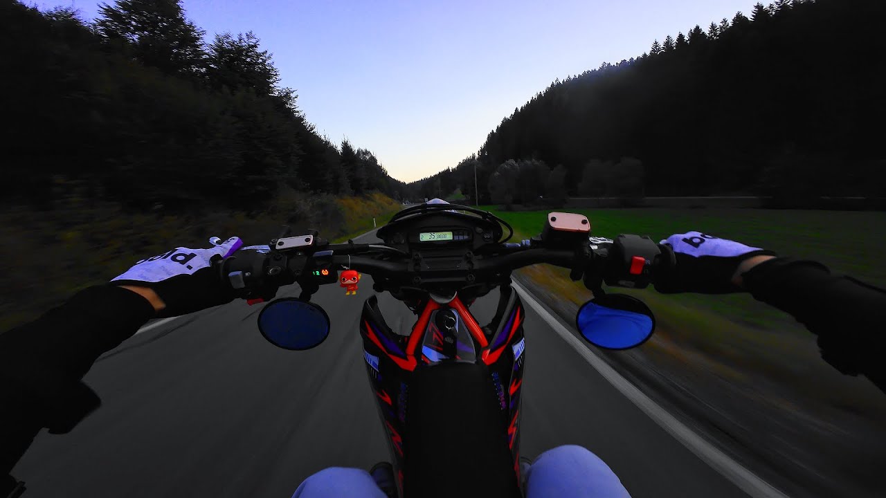 KTM 690 SMCR (A2) POV RAW SOUND 4K