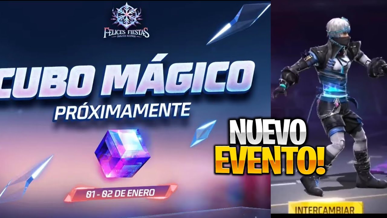 Rápido reclama cubo mágico gratis actualización de cubo  este 1 de enero 2026  free fire latam