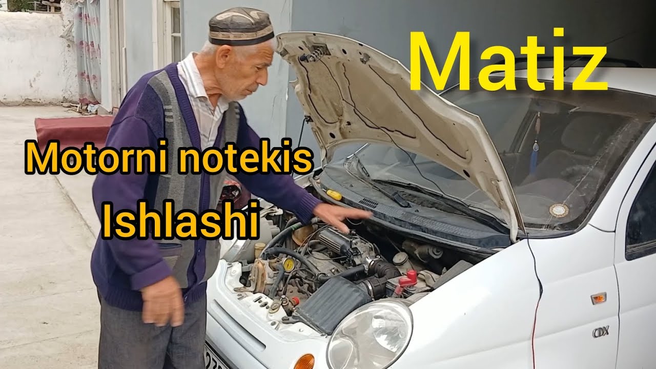 Motorni sovuqligida notekis ishlashi. Matiz.