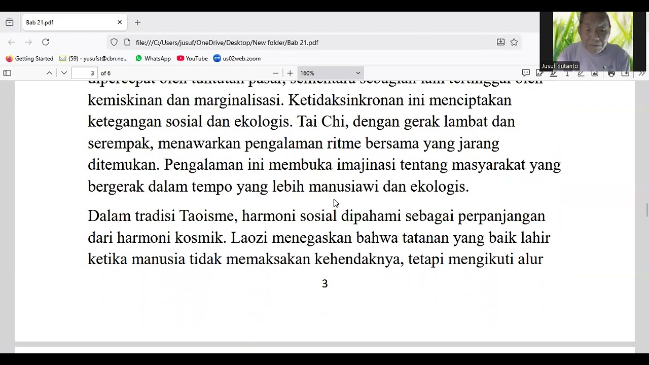 Bab 21 : Ekoteologi TaiChi