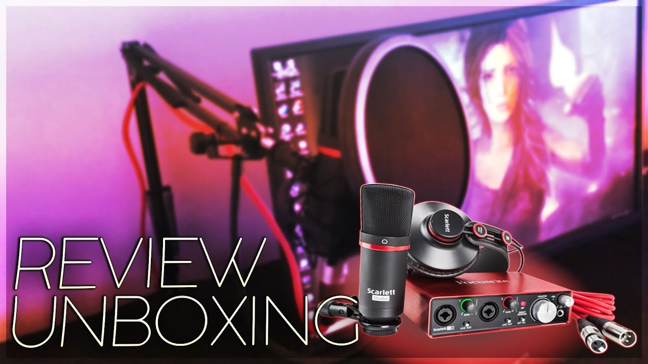 Focusrite Scarlett Solo Studio (2nd Gen) UNBOXING SETUP & REVIEW!