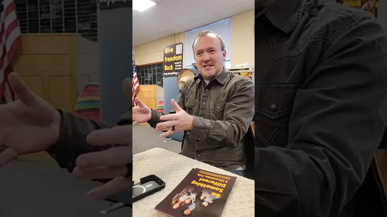 ( LARAMIE WY USA  ) February 2026 Joseph Kibler for Wyoming Governor  #CandidateAwarenessTour2026 