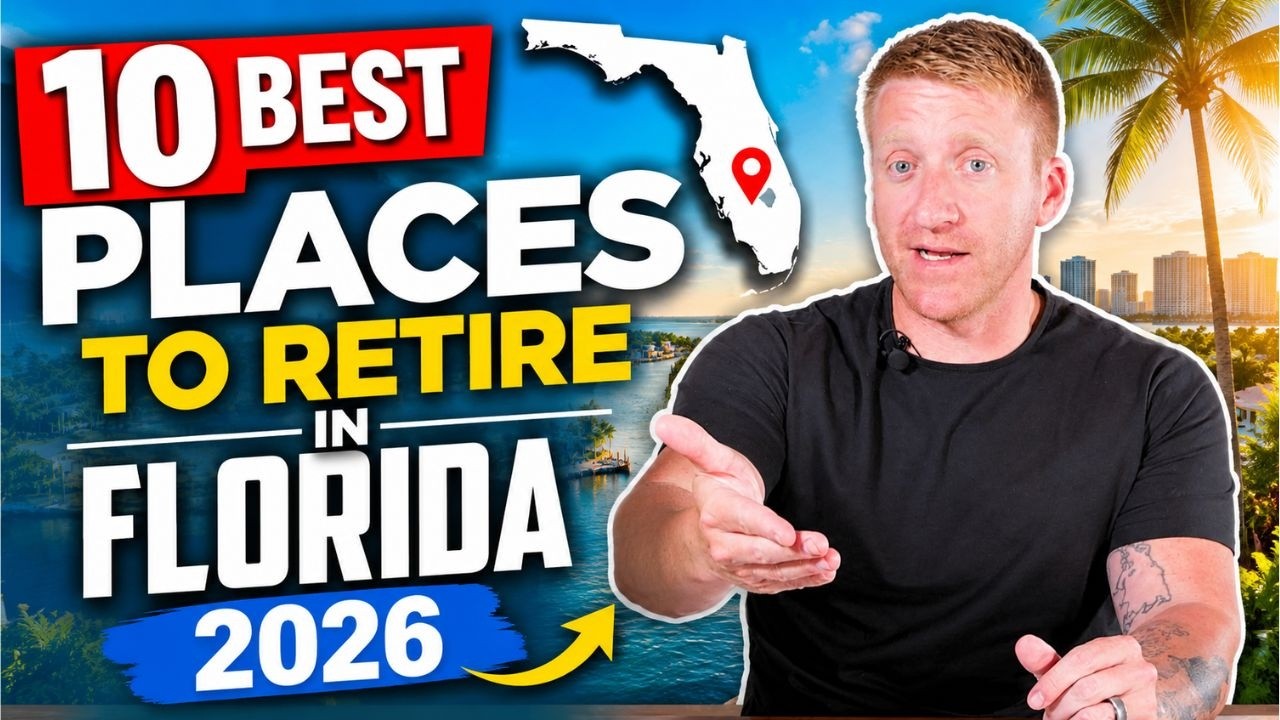 10 Best PLACES TO RETIRE In Florida 2026 (most updated)!!!
