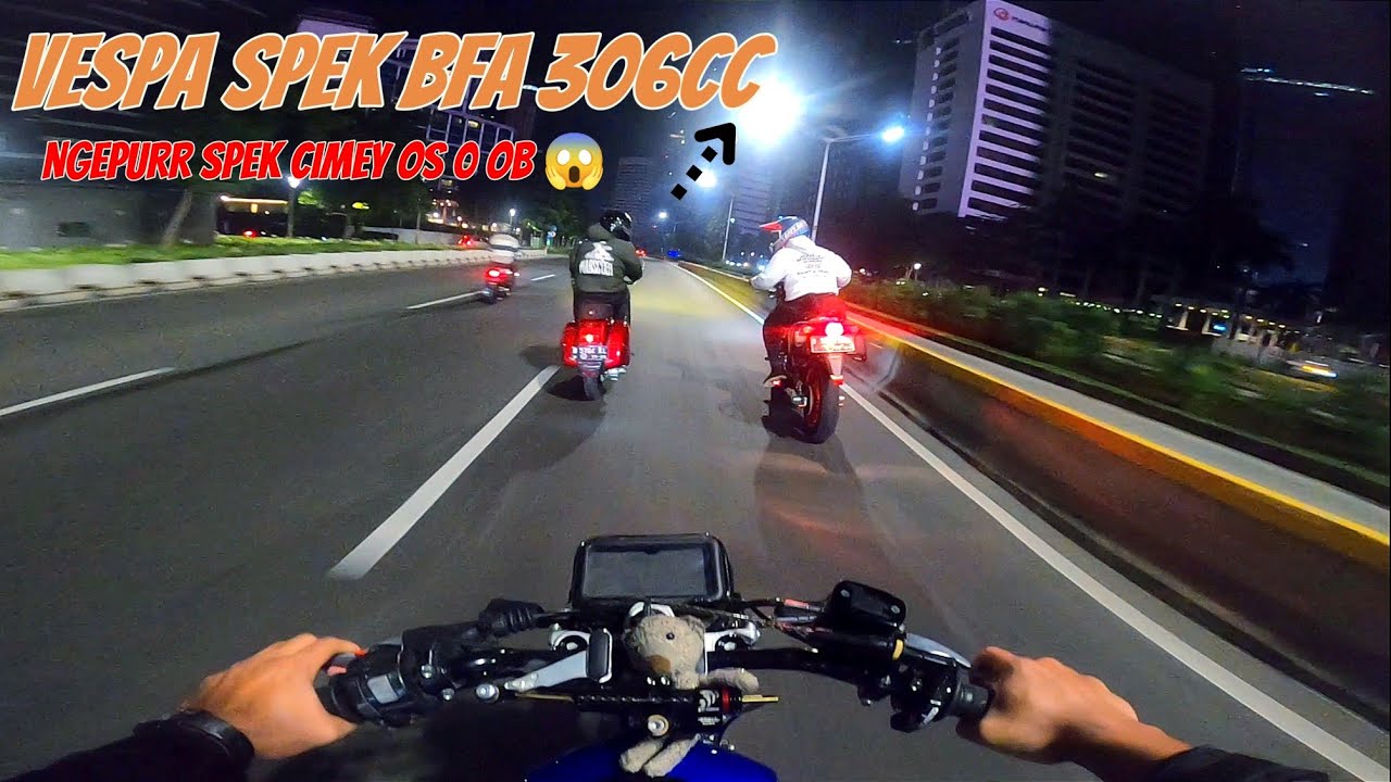 TONTONAN MAHAL‼️LAWAN VESPA PX BFA 306cc SPECIAL PX‼️KALIAN GAK BAKAL PERCAYA INI 😱