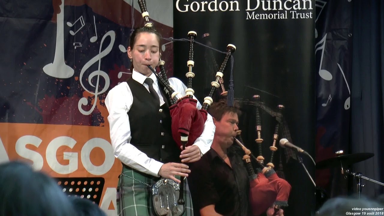 2018 Glasgow  Enora MORICE   Musique écossaise Gordon Duncan Memorial Competition 19 août