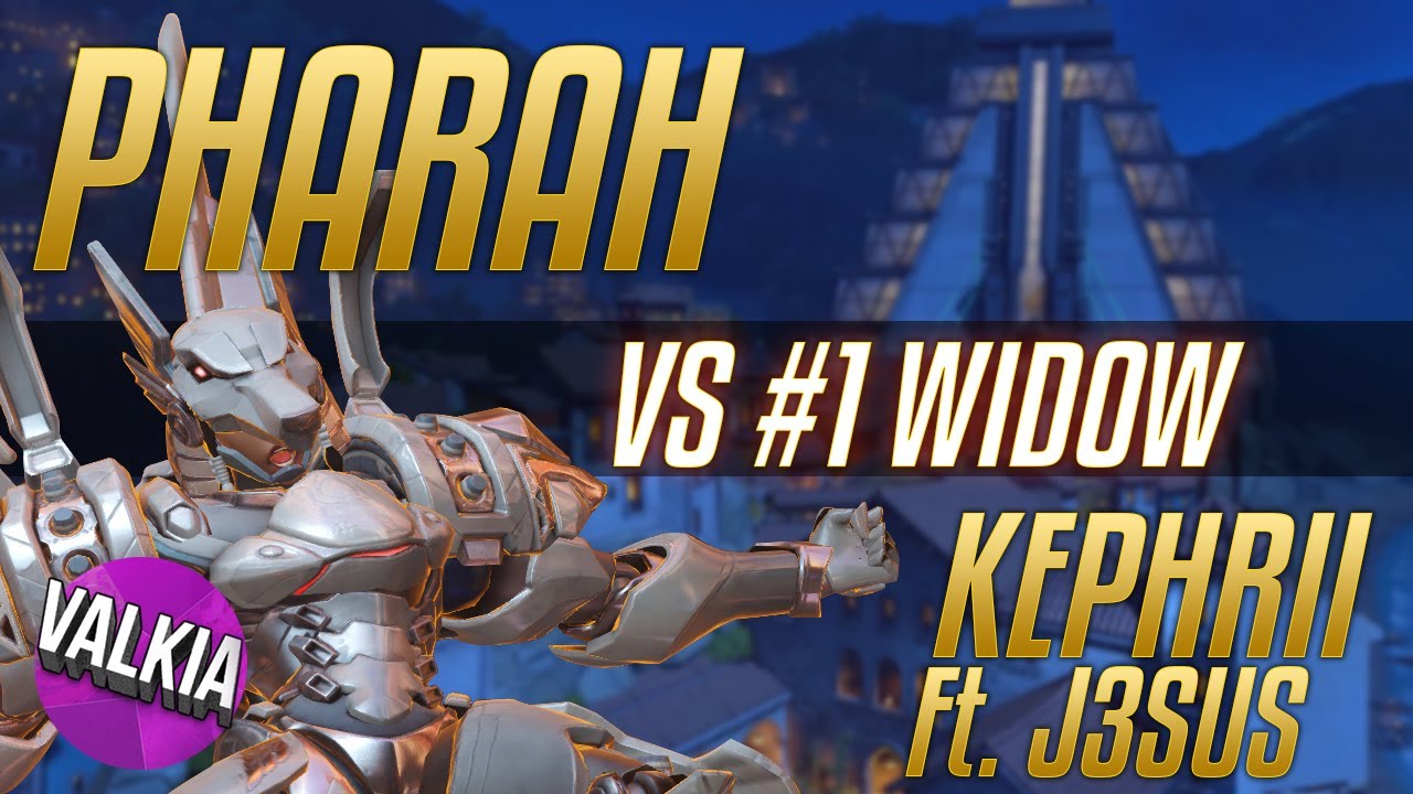 Grandmaster Pharah vs #1 Widow Kephrii ft. J3sus || Valkia [Overwatch]