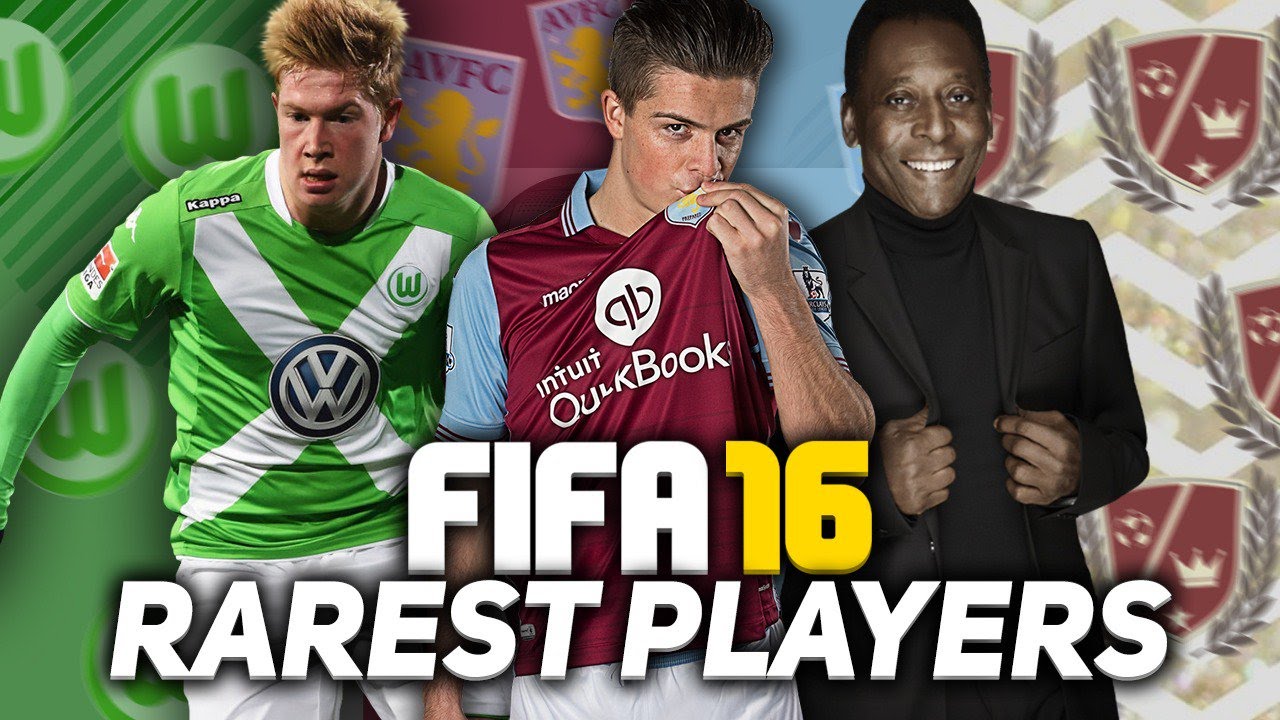 THE RAREST AND MOST EXTINCT PLAYERS ON FIFA 16! w/ GLITCHED CARD AND WOLSBURG KEVIN DE BRUYNE!