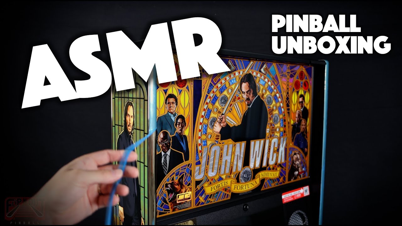 ASMR: Pinball Unboxing - John Wick Limited Edition (LE) (Flip N Out Pinball, 2024)