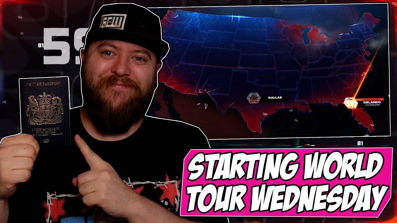 Starting My Travels World Tour Wednesday | WWE 2K26 MyFaction