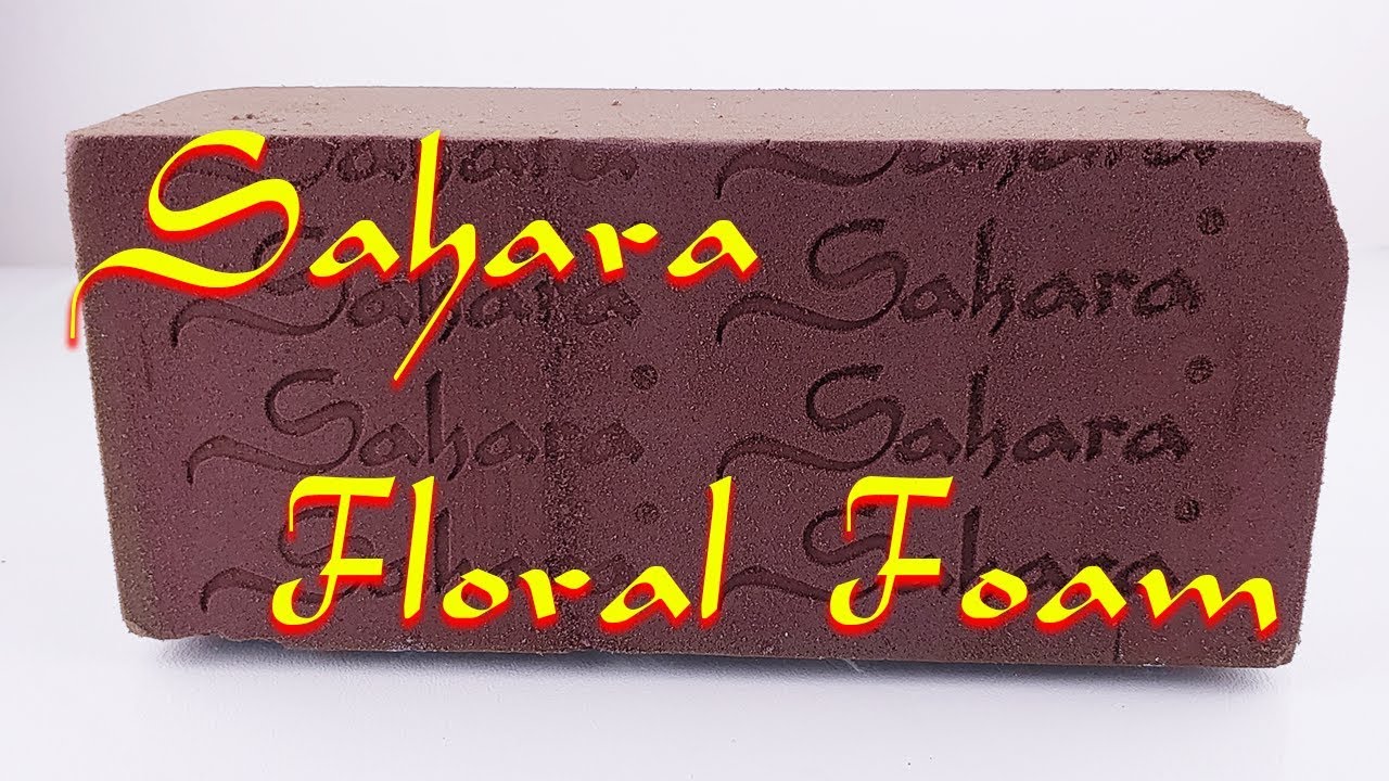 Sahara Floral Foam Block Crushing - Satisfying Floral Foam ASMR