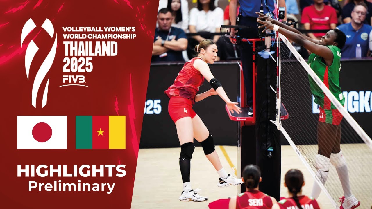 🇯🇵 JAPAN vs 🇨🇲 CAMEROON | Highlights | Women’s Volleyball World Championship 2025 🏐🔥 [4k]