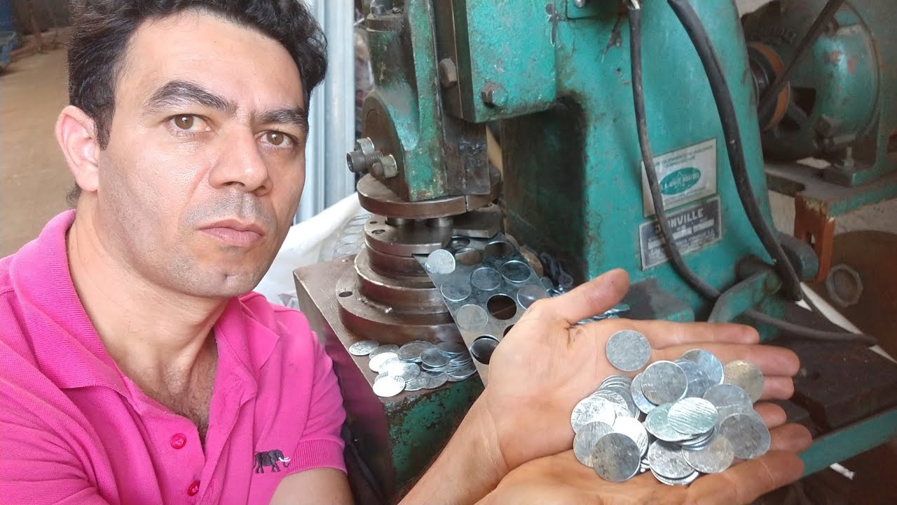 estampa em chapa de aço
