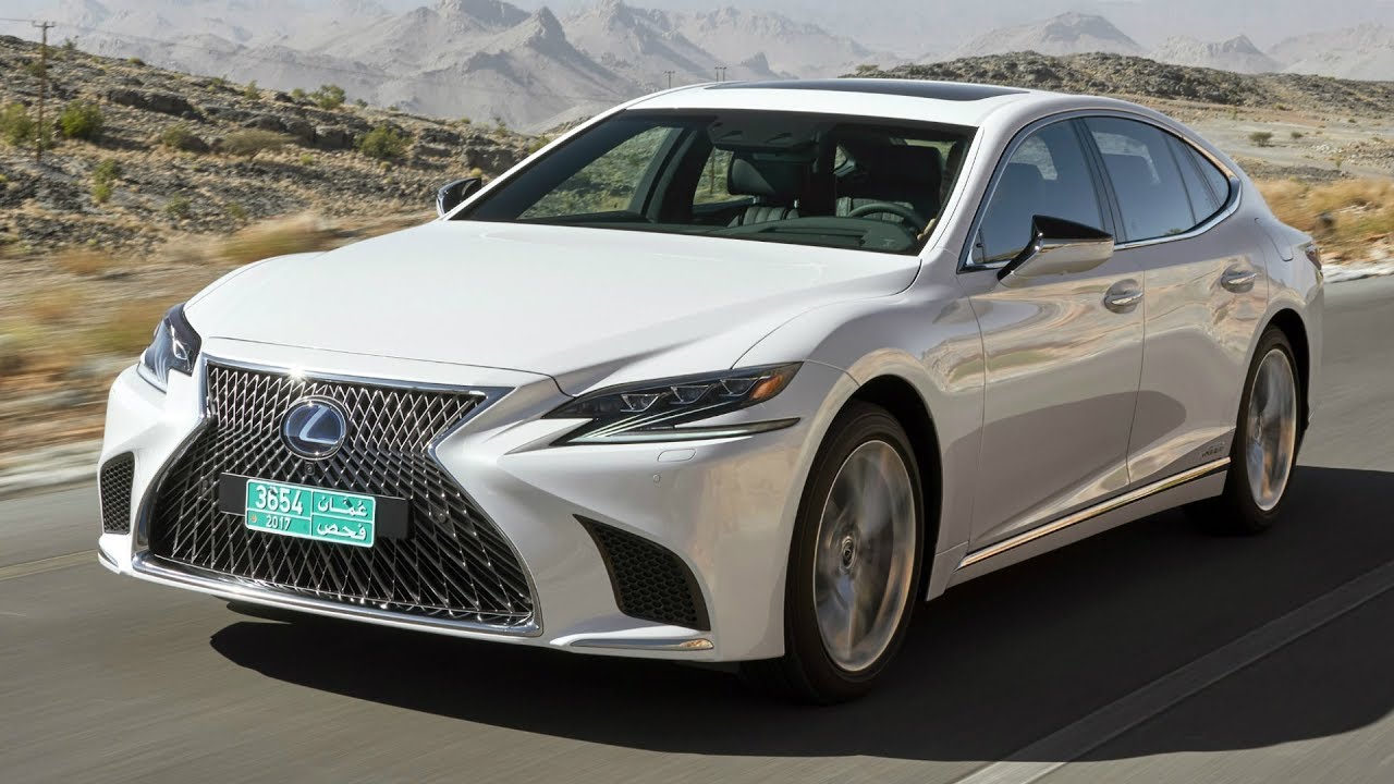 White Lexus LS 500h AWD - Driver-Focused Cockpit and Luxury interior