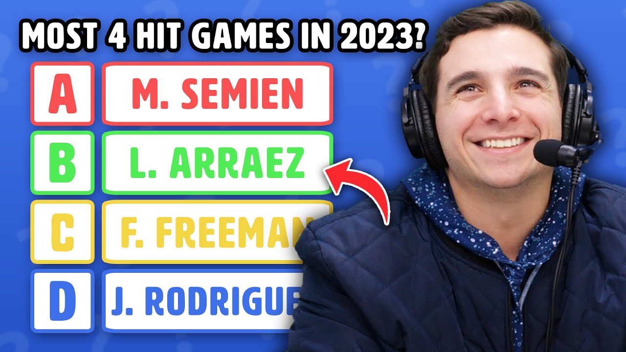Can we ace this MLB Baseball Trivia Pop Quiz?