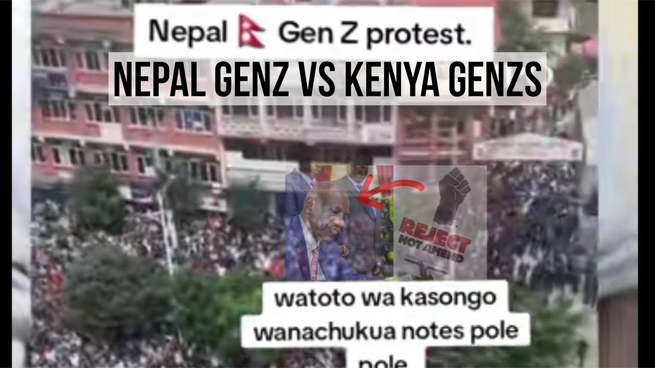 KENYA GEN Zs MESSAGE TO GOVERNMENT after NEPAL'S Successful protests🔥😱