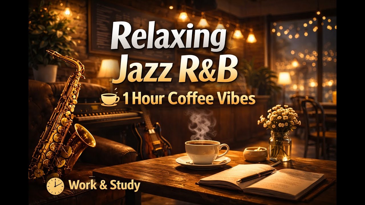 Chill Jazz R&B Mix: 1 Hour Coffee Shop Vibes for Focus & Good Mood ☕🎶