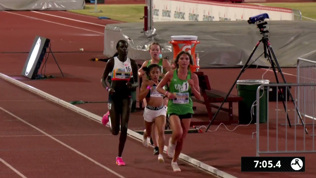 Женский забег на 5000 м Elite Invitational [Athing Mu Returns!] — Mt. SAC Relays 2025 [Полный пов...