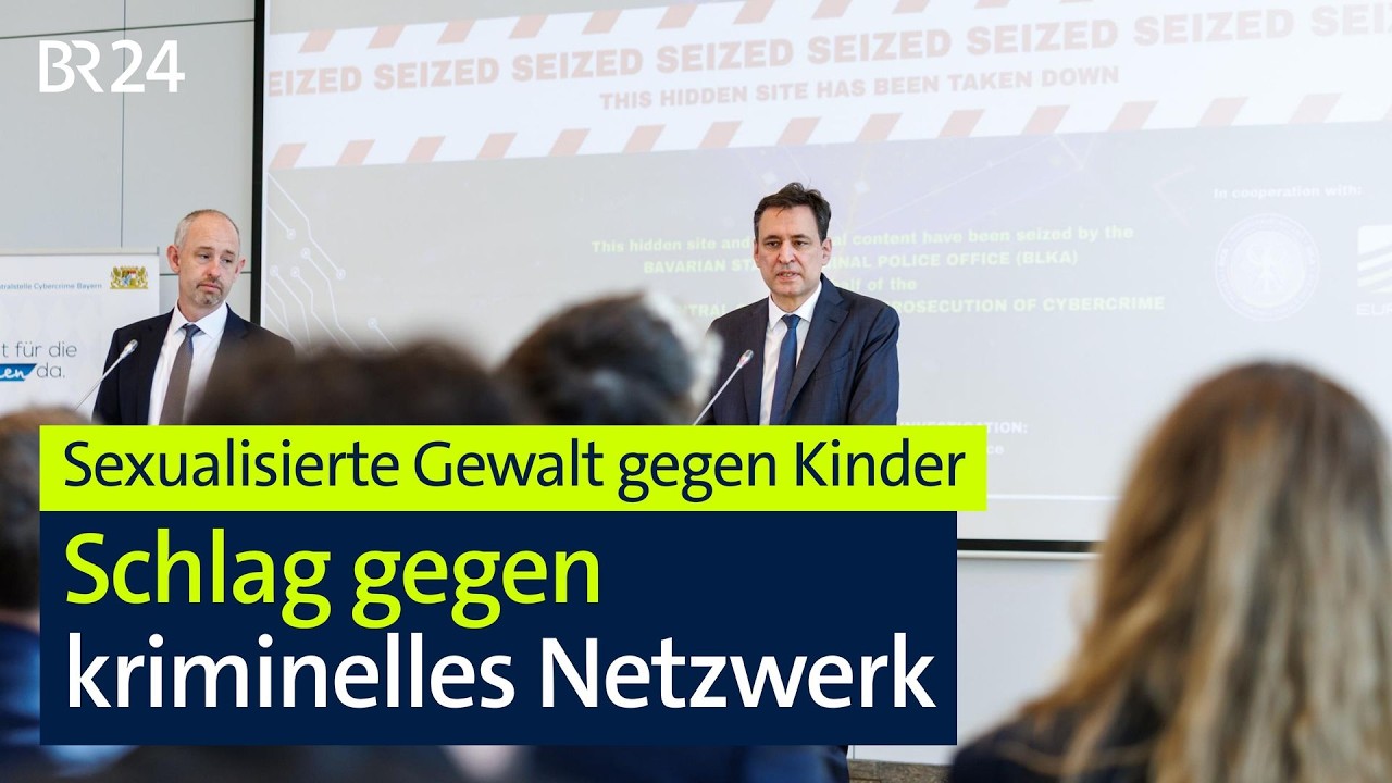 Sexualisierte Gewalt gegen Kinder - Ermittlern gelingt Schlag gegen kriminelles Netzwerk | BR24live