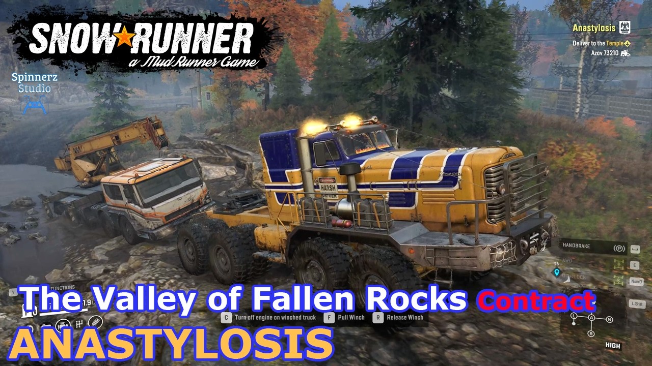 SnowRunner - Anastylosis | The Valley of Fallen Rocks (Contract), Zurdania | Phase 17