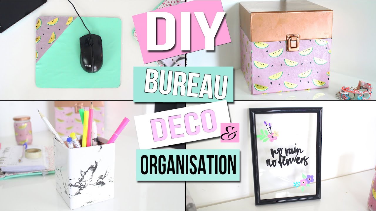 DIY ┋DECO ET ORGANISATION BUREAU recyclez vos vieilles fournitures _ desk & room decor 
