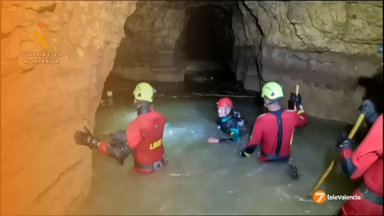 Buscan en los túneles de hidroeléctrica de Pedralba a un desaparecido en la DANA