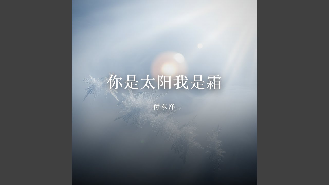 你是太阳我是霜