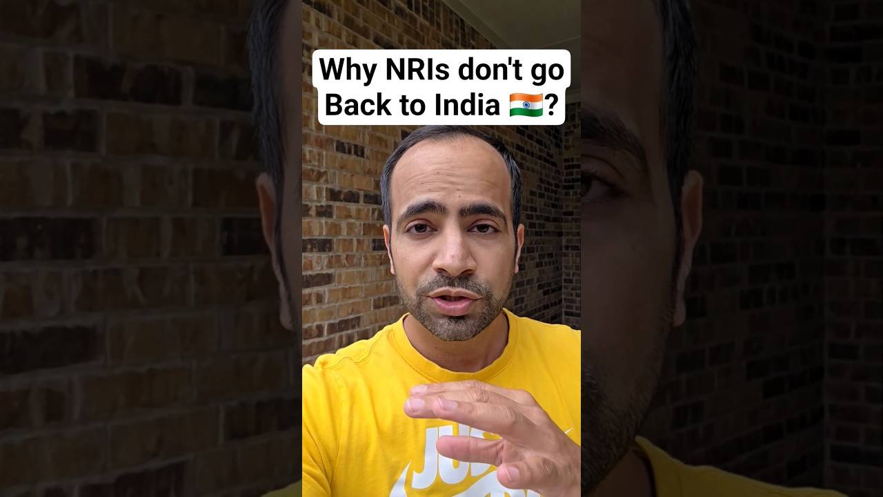 This is why NRIs don't go Back to India #shorts #indiansinamerica